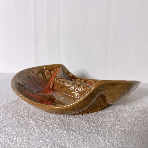 Vintage 1972 MSevrens Canada MCM  Ceramic Pottery Art Ashtray Trinket Dish - Picture 6 of 15